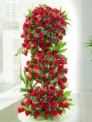 Kelkit Çiçekçi - Vazoda Renkgarenk Çiçekler