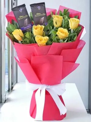  Kelkit Çiçekçiler - Vazoda Gül ve Lilyumlar